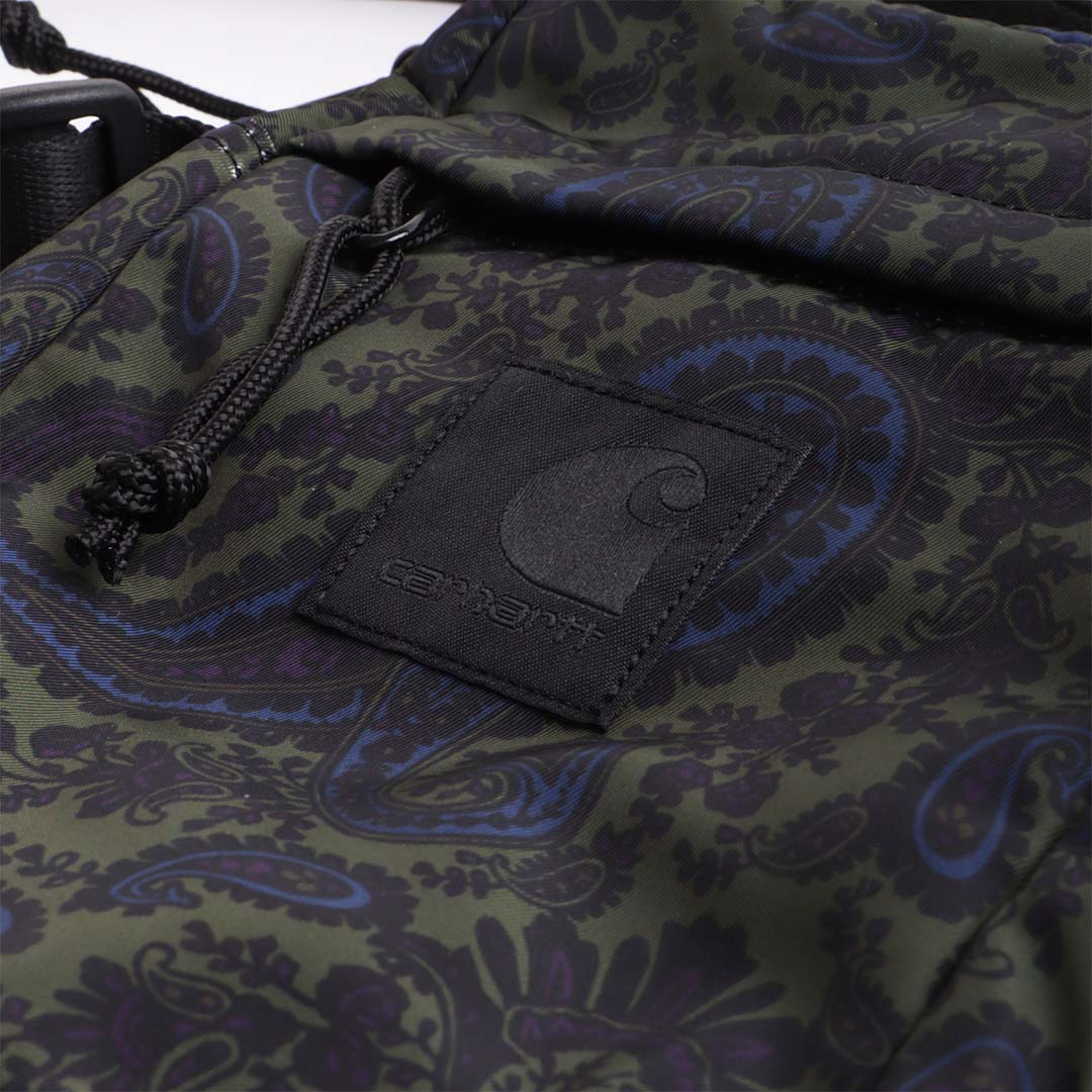 main Carhartt WIP Neva Shoulder Pouch, Paisley Print Plant, Detail Shot 2