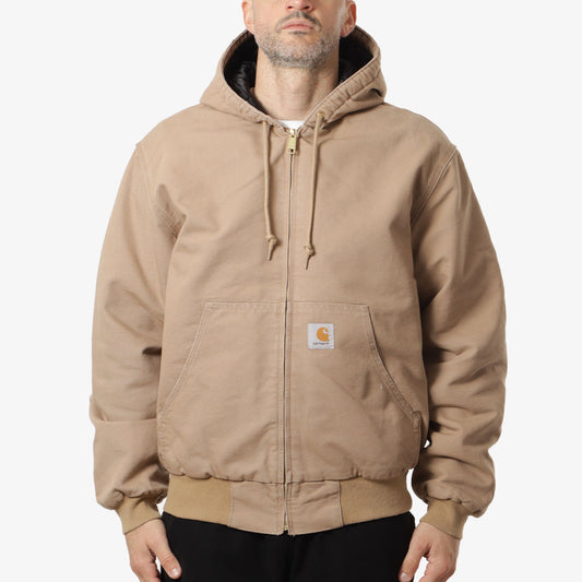 Carhartt WIP OG Active Jacket (Winter), Peanut (Aged Canvas), Detail Shot 1