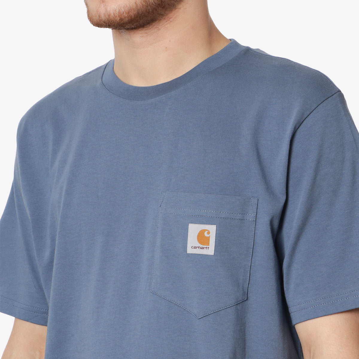 Carhartt WIP Pocket T-Shirt, Positano, Detail Shot 2