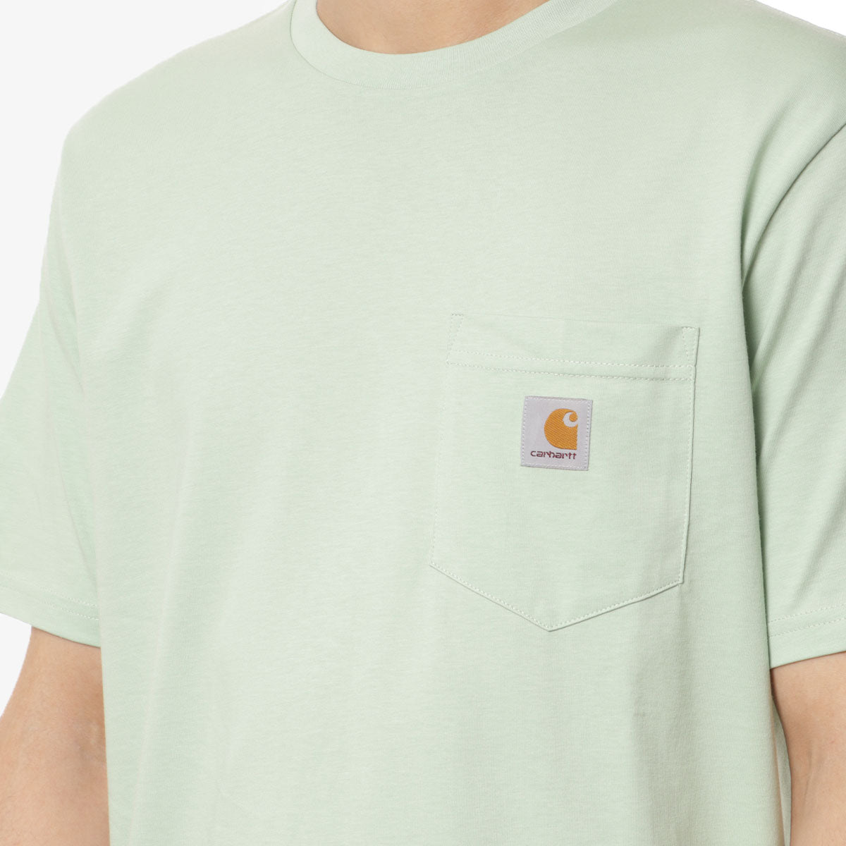 Carhartt WIP Pocket T-Shirt, Charm Green, Detail Shot 2