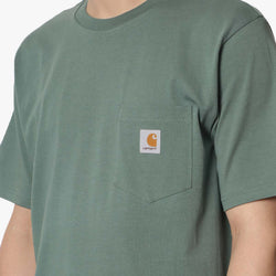 thumbnail Carhartt WIP Pocket T-Shirt, Duck Green, Detail Shot 2