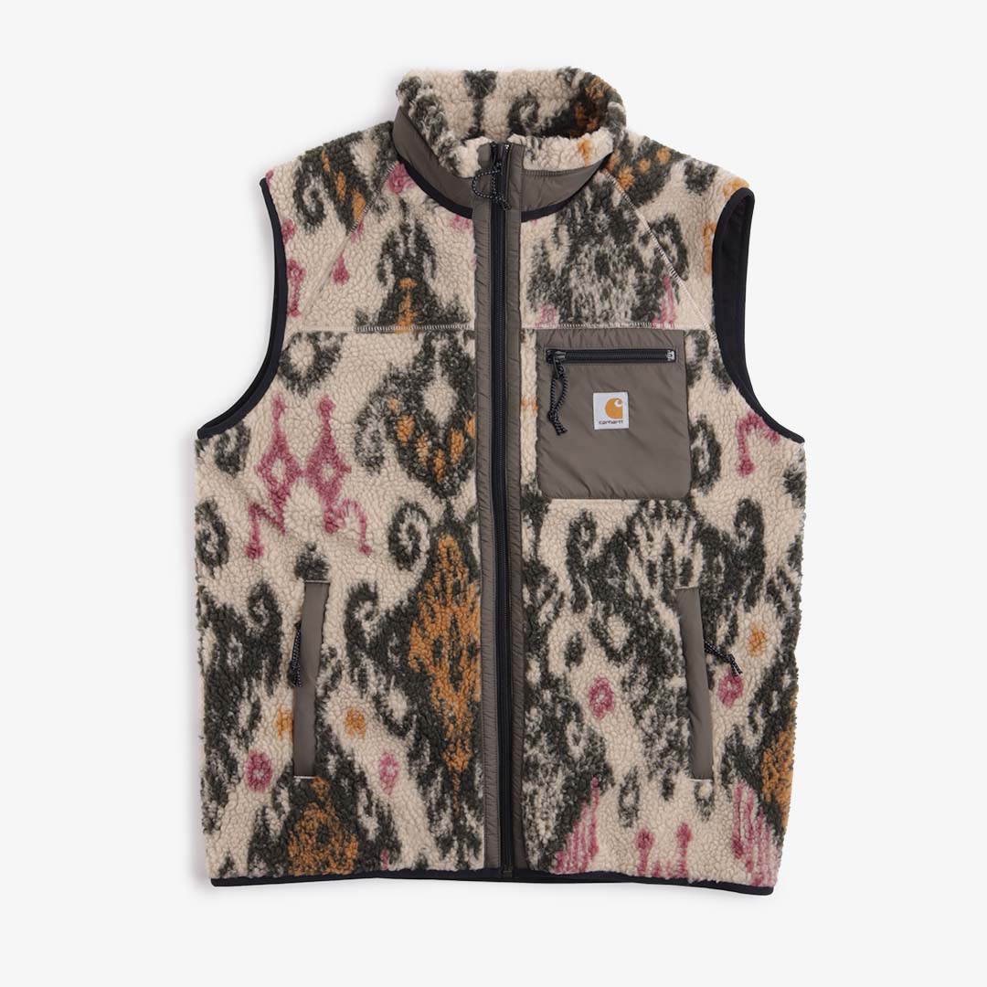 Carhartt WIP Prentis Vest Liner | Black / Black Baru Jacquard