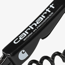 thumbnail Carhartt WIP Script Pulltap's Corkscrew, Metal Black White, Detail Shot 2