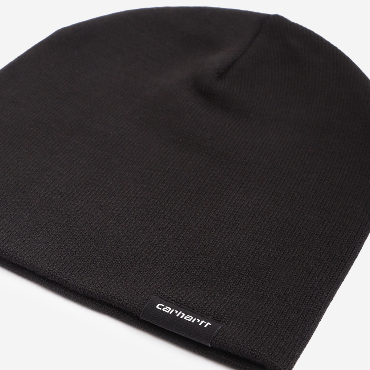 Carhartt WIP Scripter Beanie, Black, Detail Shot 2