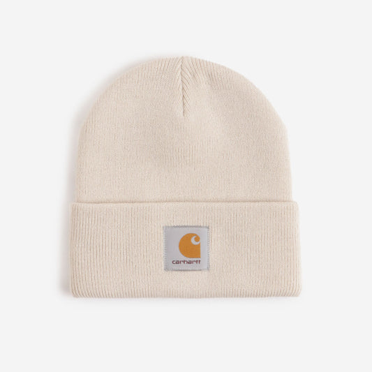 Carhartt WIP Short Watch Hat, Moonbeam, Detail Shot 1