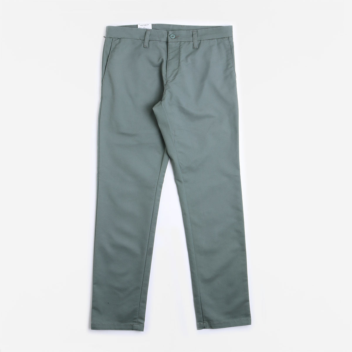 main Carhartt WIP Sid Pant, Smoke Green (Rinsed), Detail Shot 2