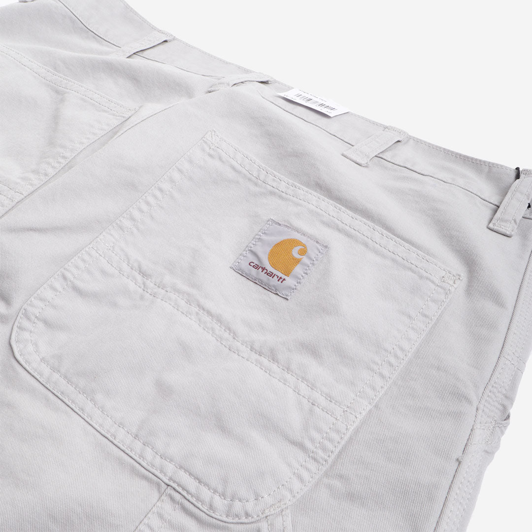 main Carhartt WIP Single Knee Pant, Sonic Silver (Garment Dyed), Detail Shot 5