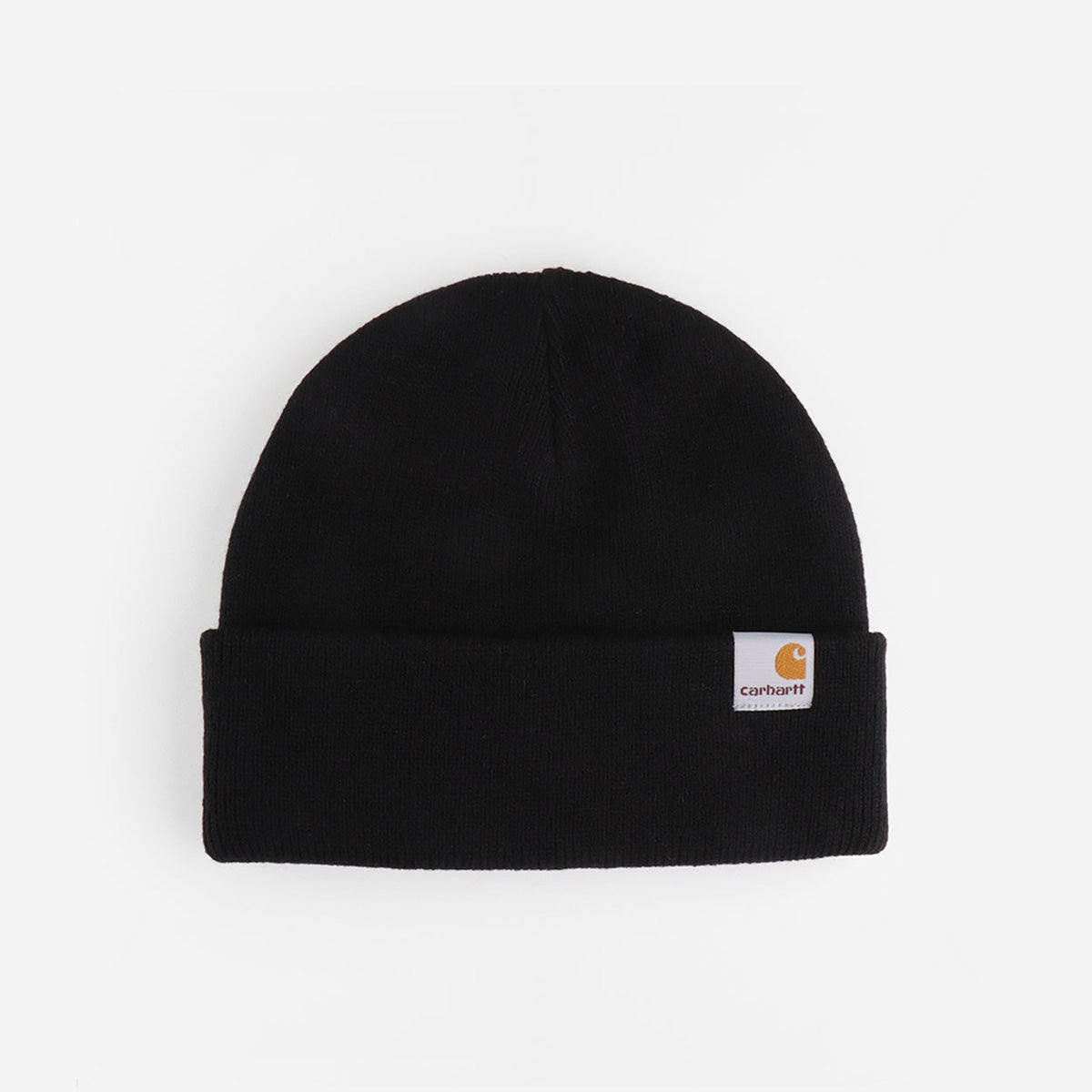 main Carhartt WIP Stratus Low Beanie, Black, Detail Shot 1