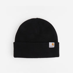 thumbnail Carhartt WIP Stratus Low Beanie, Black, Detail Shot 1