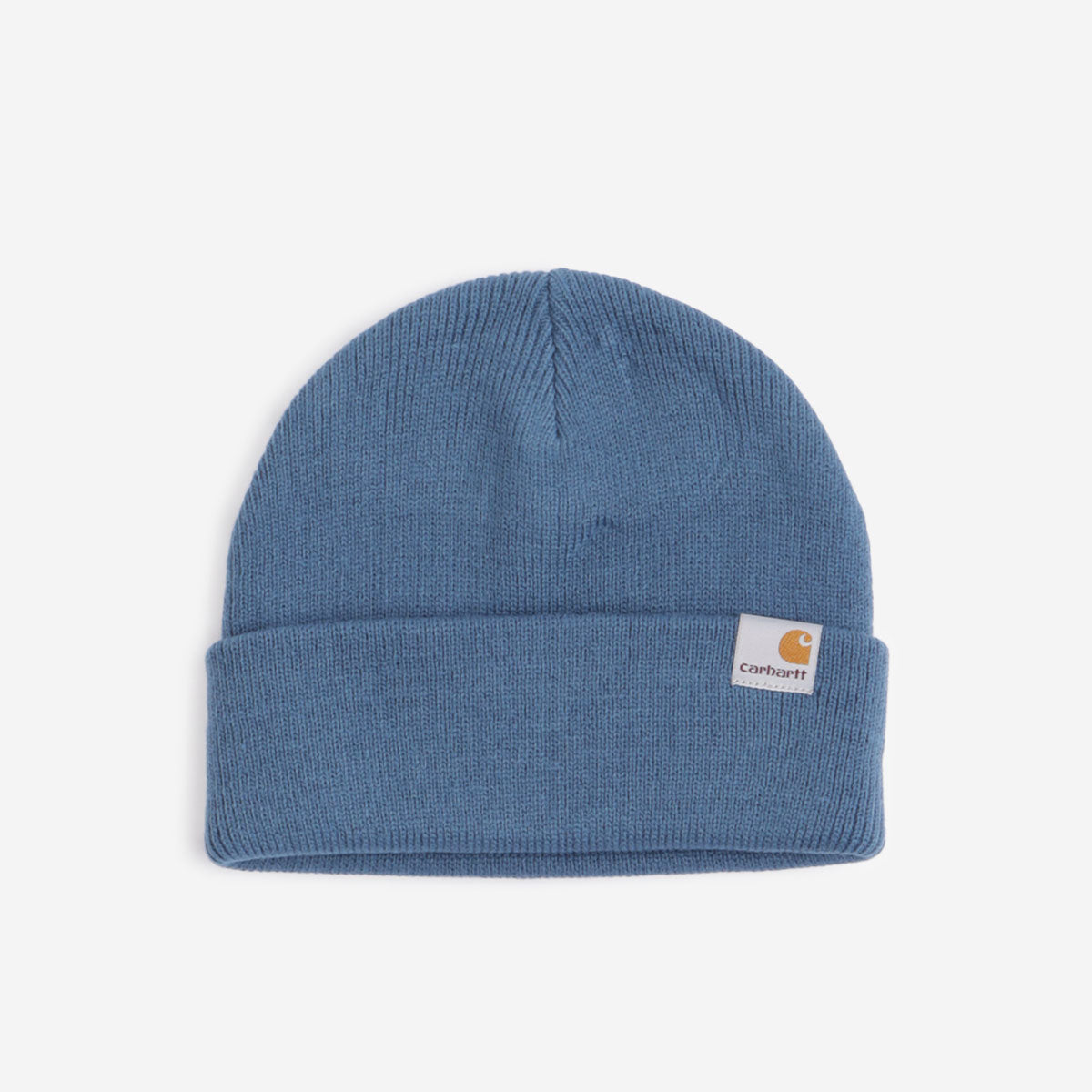 main Carhartt WIP Stratus Low Beanie, Prussian Blue, Detail Shot 1