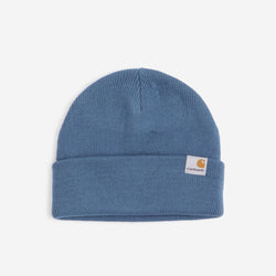 thumbnail Carhartt WIP Stratus Low Beanie, Prussian Blue, Detail Shot 1