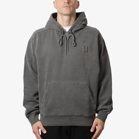 Carhartt WIP Vista Hoodie, Graphite (Garment Dyed), Detail Shot 1