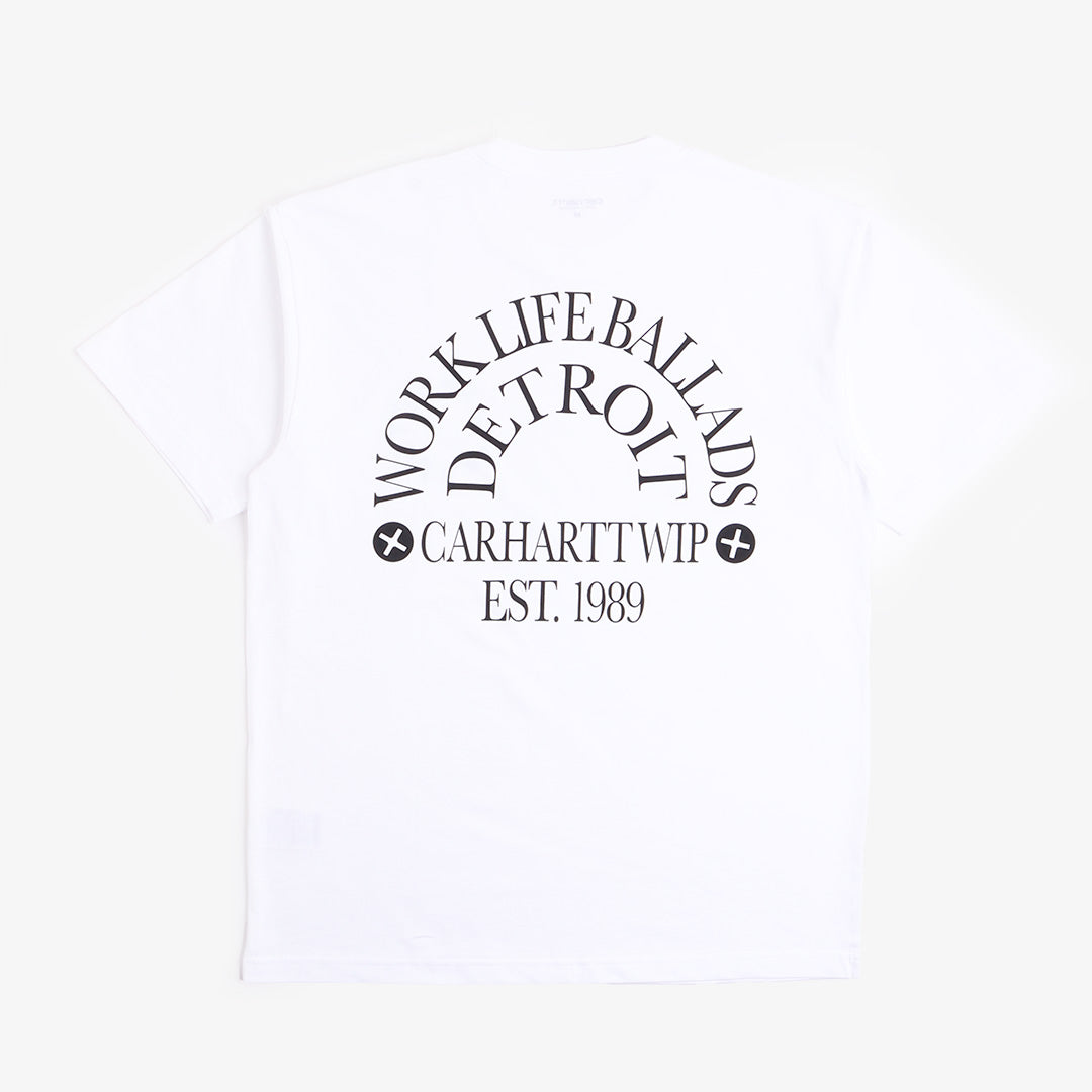 Carhartt WIP Work Varsity T-shirt White I032425-00AXX