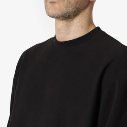 thumbnail Champion Reverse Weave Crewneck Sweatshirt, Black, Detail Shot 2