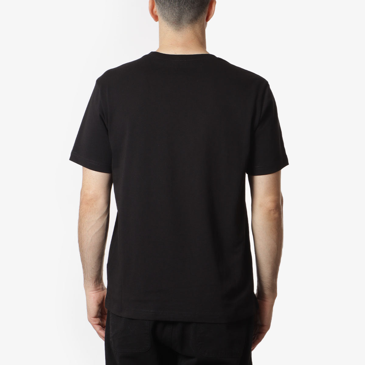 Champion Reverse Weave Crewneck T-Shirt, Black, Detail Shot 3