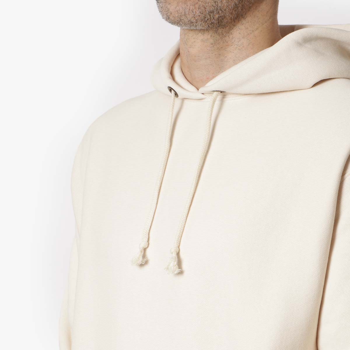 Champion Reverse Weave Hoodie, Cream, Detail Shot 2