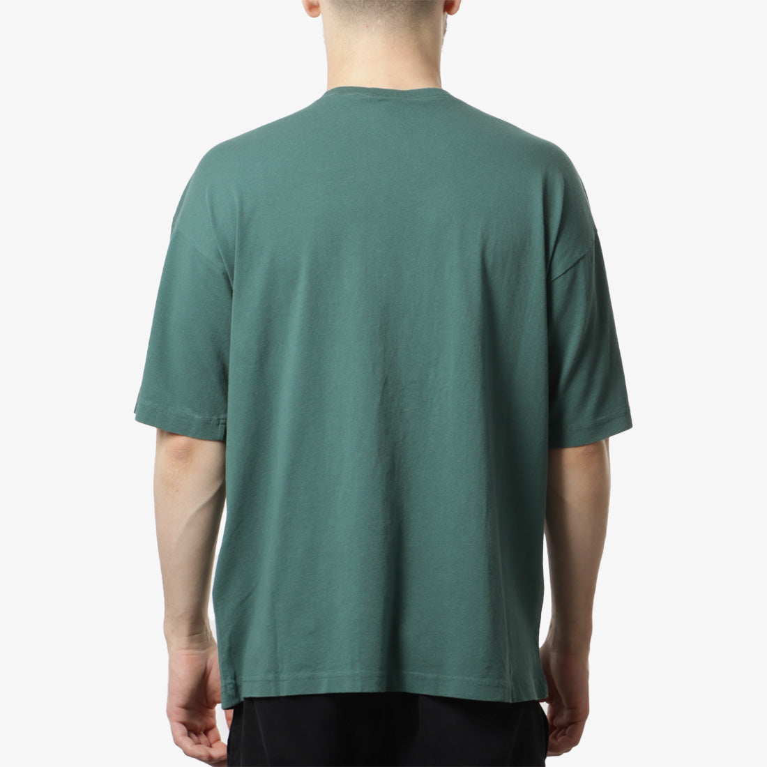 main Champion Reverse Weave Archive T-Shirt, Forest Green, Detail Shot 4