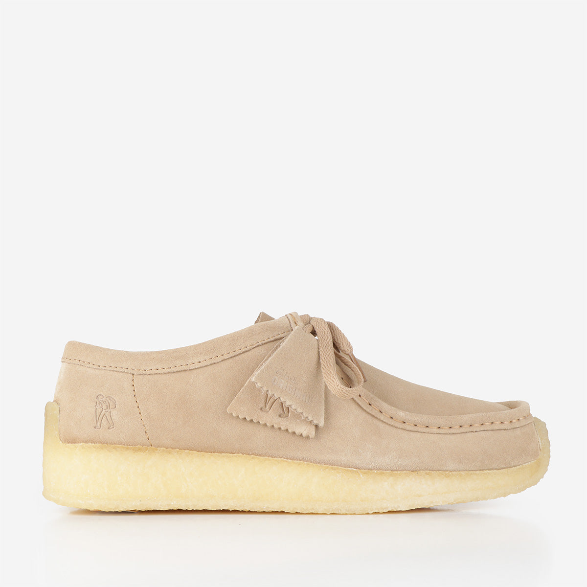 Clarks Originals 8th Street By Ronnie Fieg Rossendale Shoes, Desert Tan Suede, Detail Shot 1