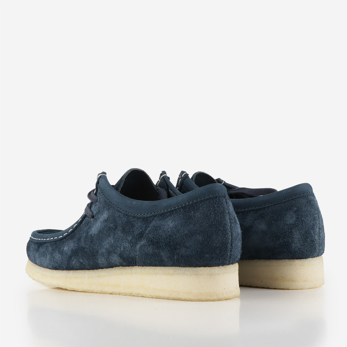 Navy store blue wallabees