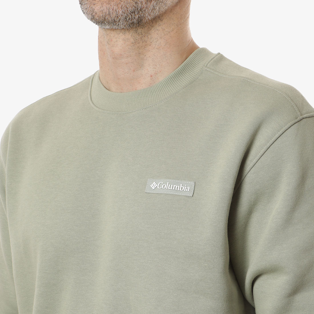 Columbia Meridian Creek Crew Sweatshirt, Safari, Detail Shot 2