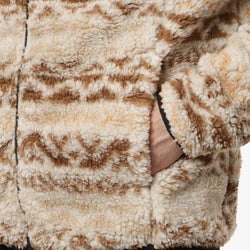 thumbnail Columbia Winter Pass II Printed Fleece Jacket, Dark Stone Delta Madras Multi, Detail Shot 3