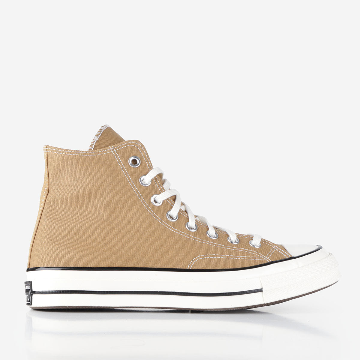 main Converse Chuck Taylor 70 Hi Shoes, Toadstool Tan Egret Black, Detail Shot 1