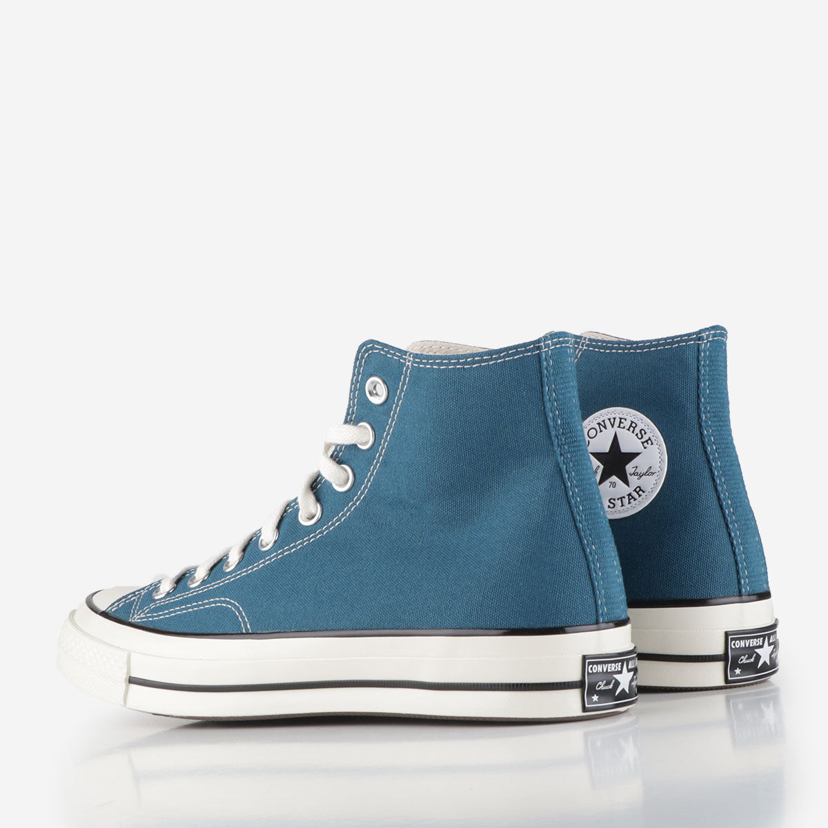 main Converse Chuck Taylor 70 Hi Shoes, Teal Universe Egret Black, Detail Shot 3