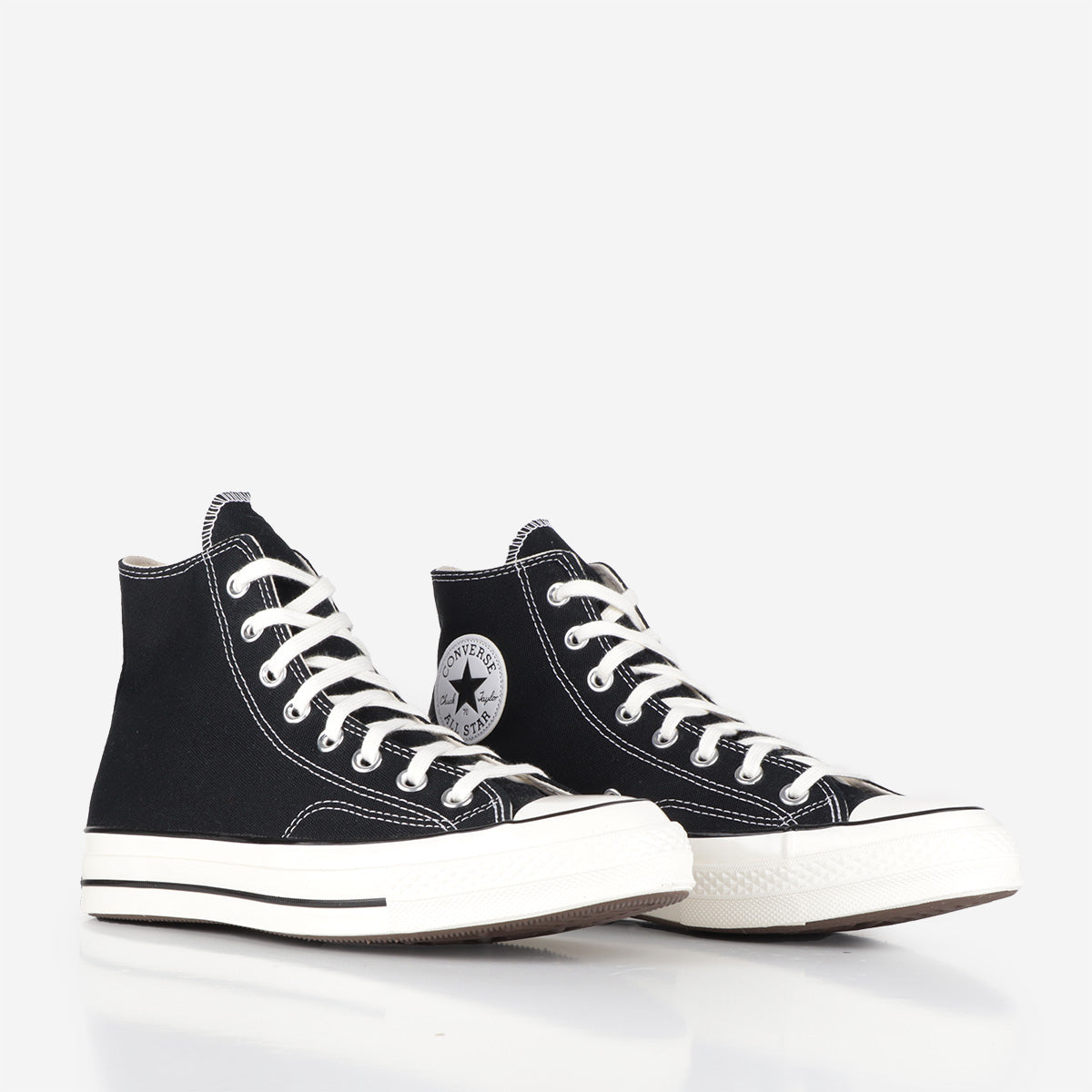 main Converse Chuck Taylor All Star 70 Hi Shoes, Black Black Egret, Detail Shot 2