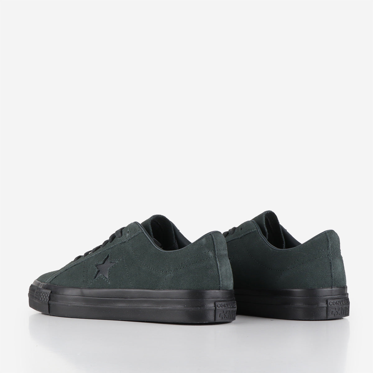 Converse one star black on sale suede