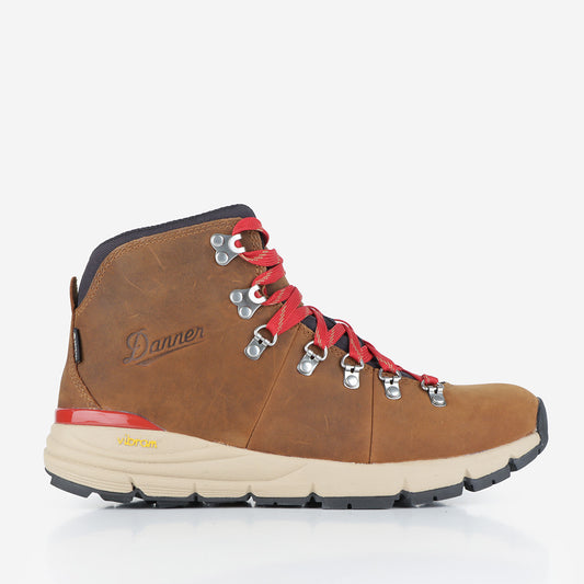 Danner Mountain 600 Leaf GTX Boots - D Standard Fit, Grizzly Brown Rhodo Red, Detail Shot 1