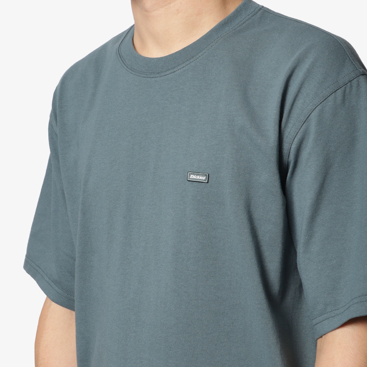 Dickies Clancy Heavyweight T-Shirt, Lincoln Green, Detail Shot 2