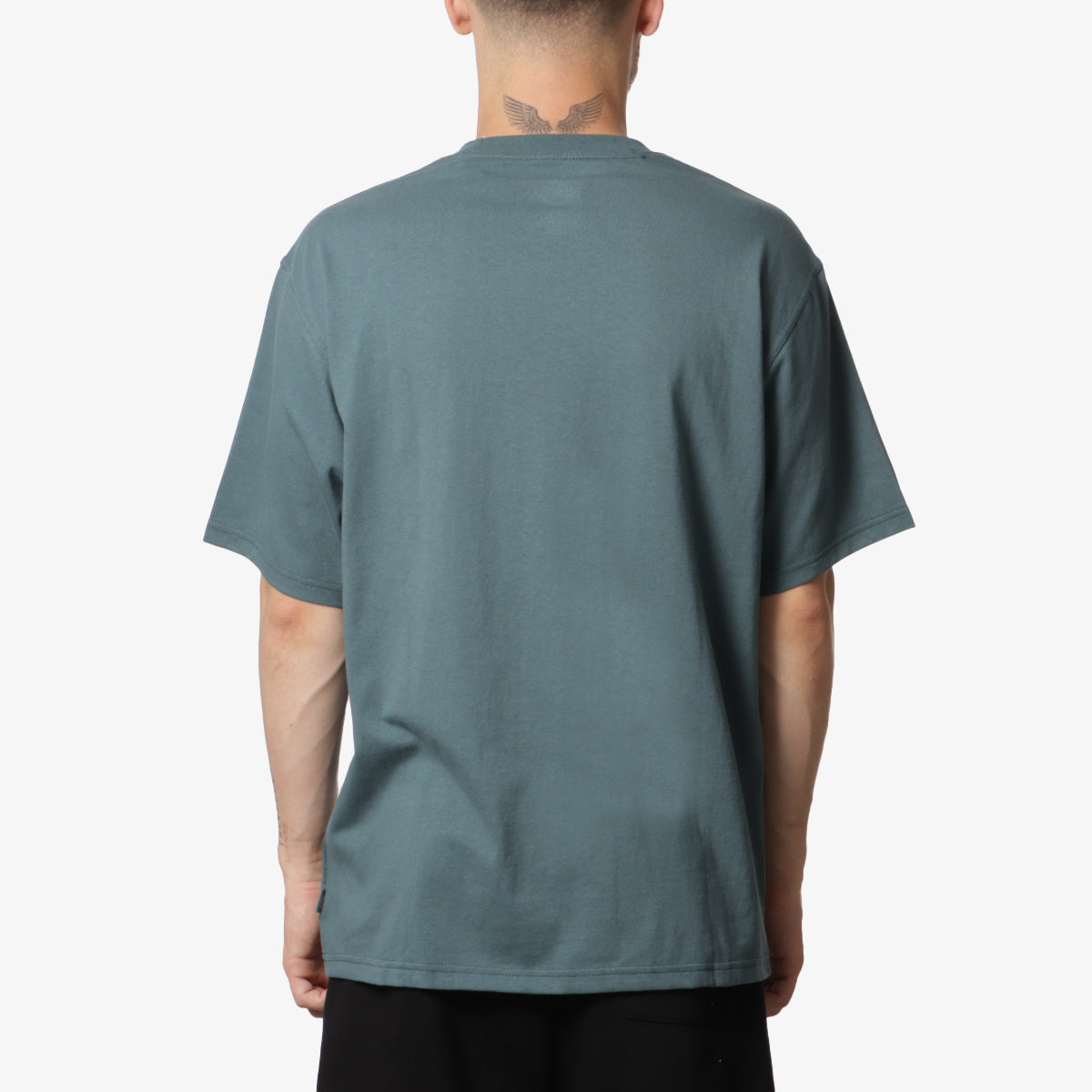 main Dickies Clancy Heavyweight T-Shirt, Lincoln Green, Detail Shot 3