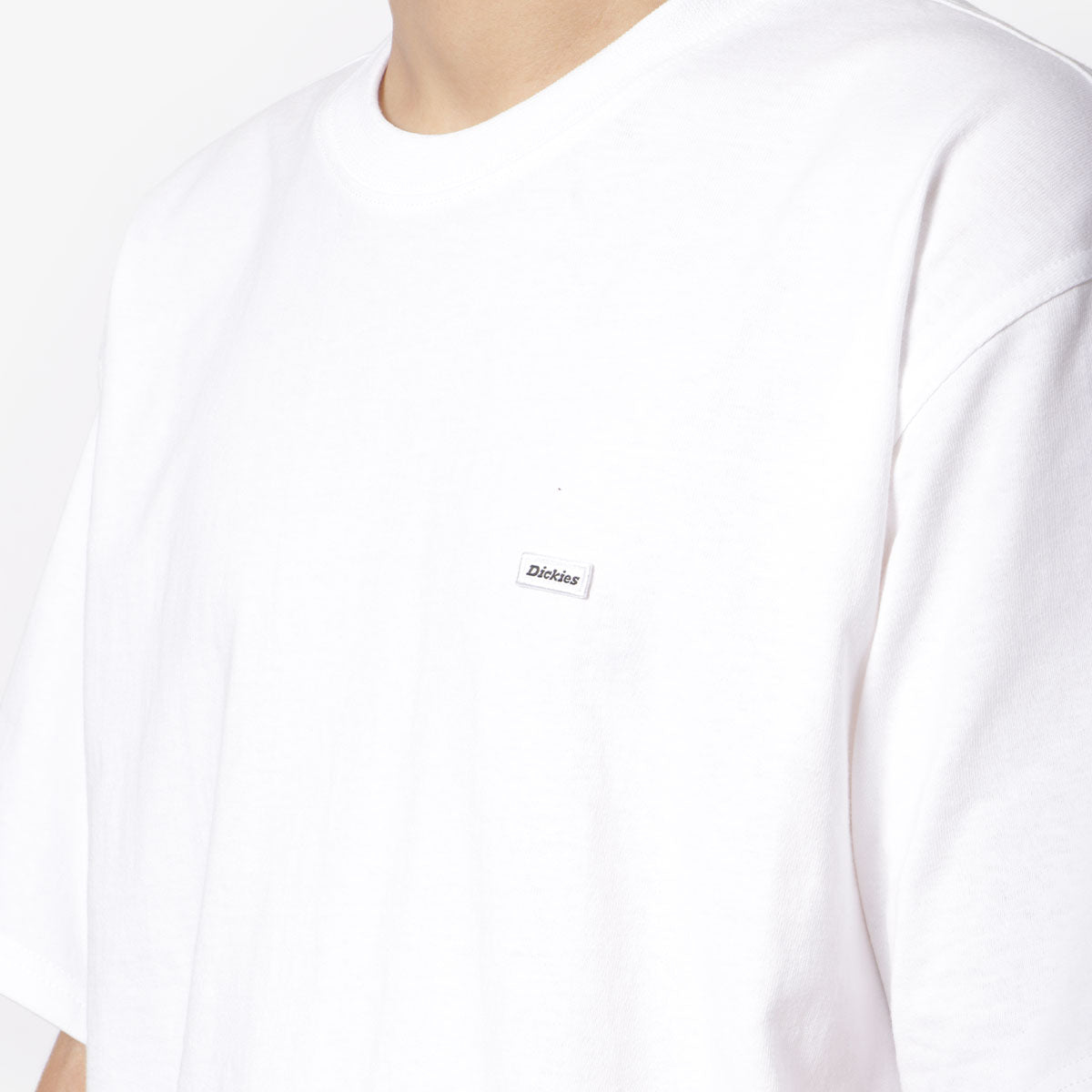 Dickies Clancy Heavyweight T-Shirt, White, Detail Shot 2