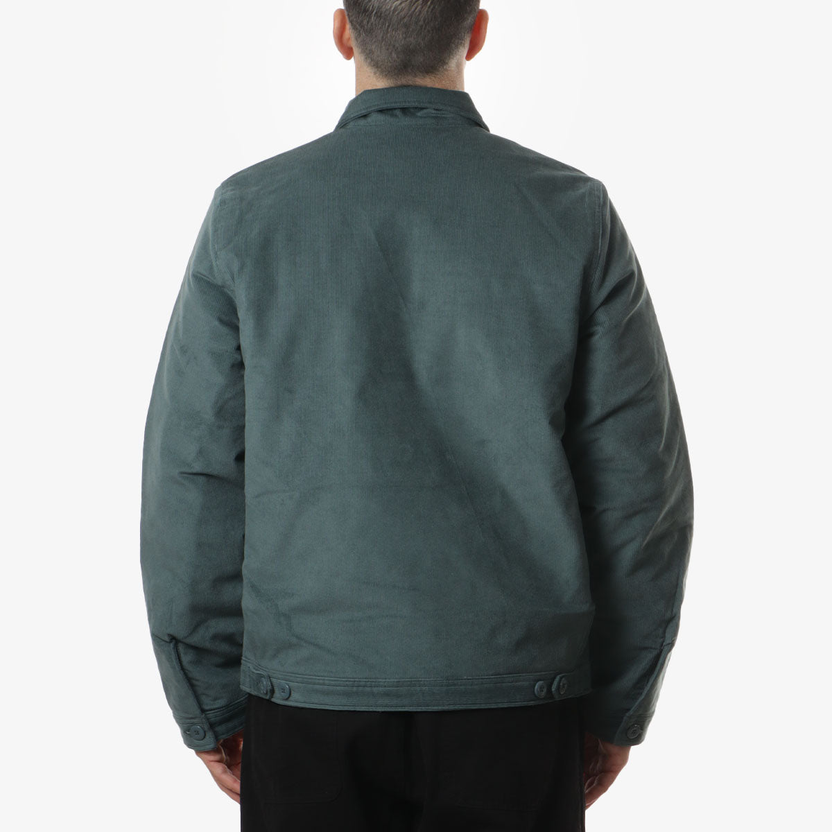 main Dickies Corduroy Eisenhower Jacket, Lincoln Green, Detail Shot 4