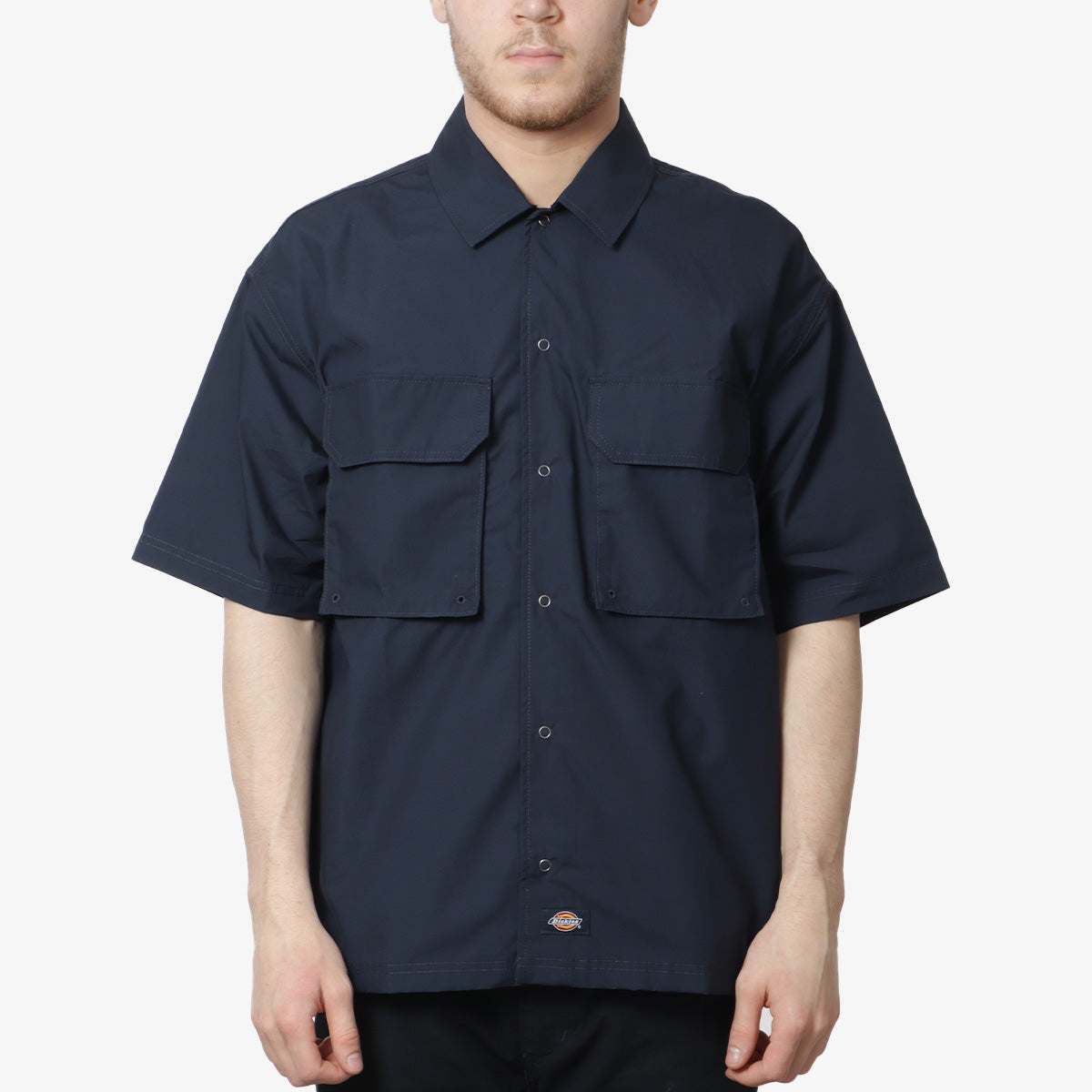 main Dickies Fishersville Shirt, Dark Navy, Detail Shot 1