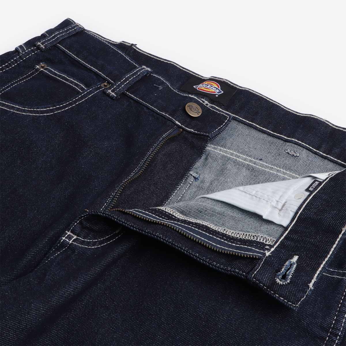 main Dickies Garyville Denim Trousers, Rinsed, Detail Shot 3