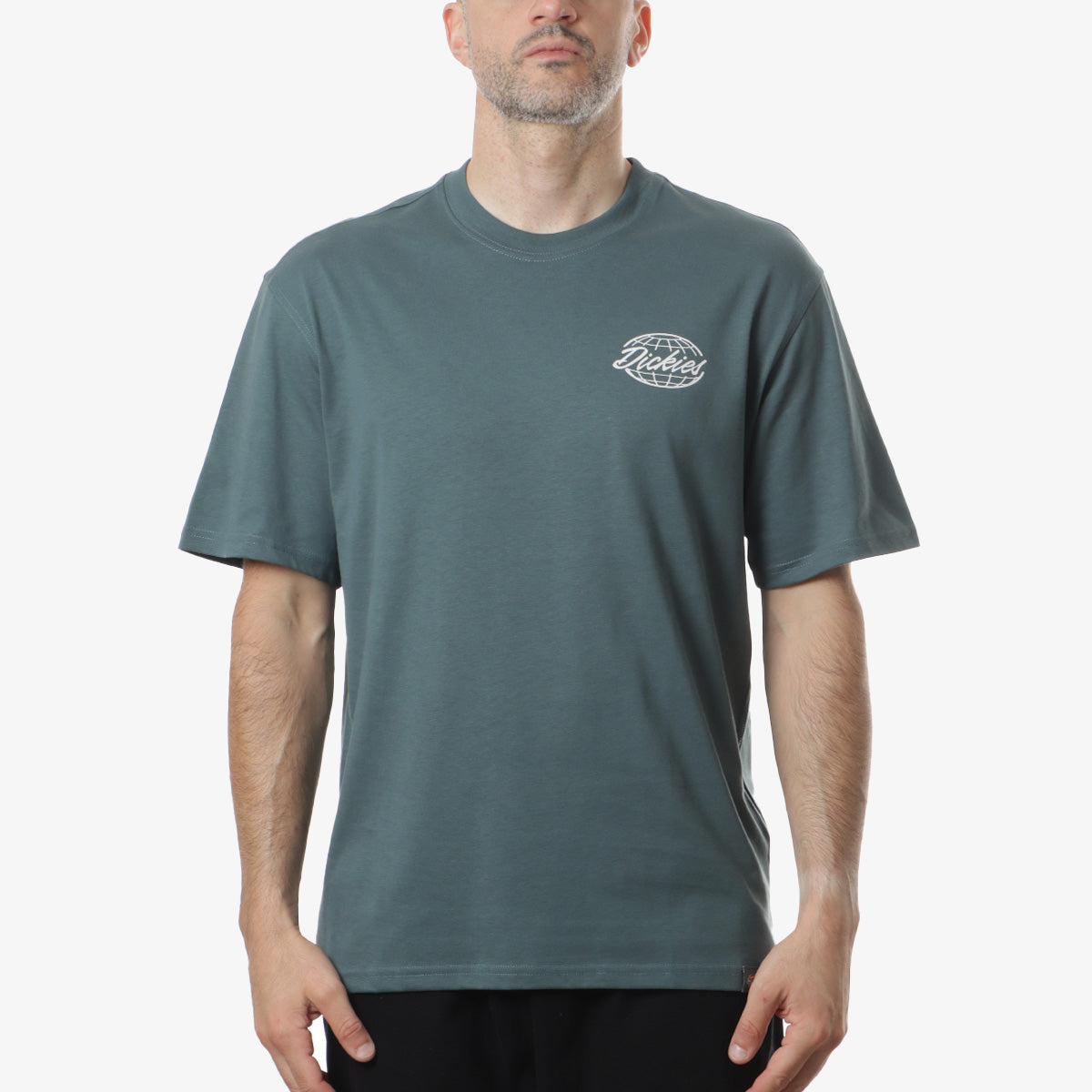 Dickies Globe T-Shirt, Lincoln Green, Detail Shot 2