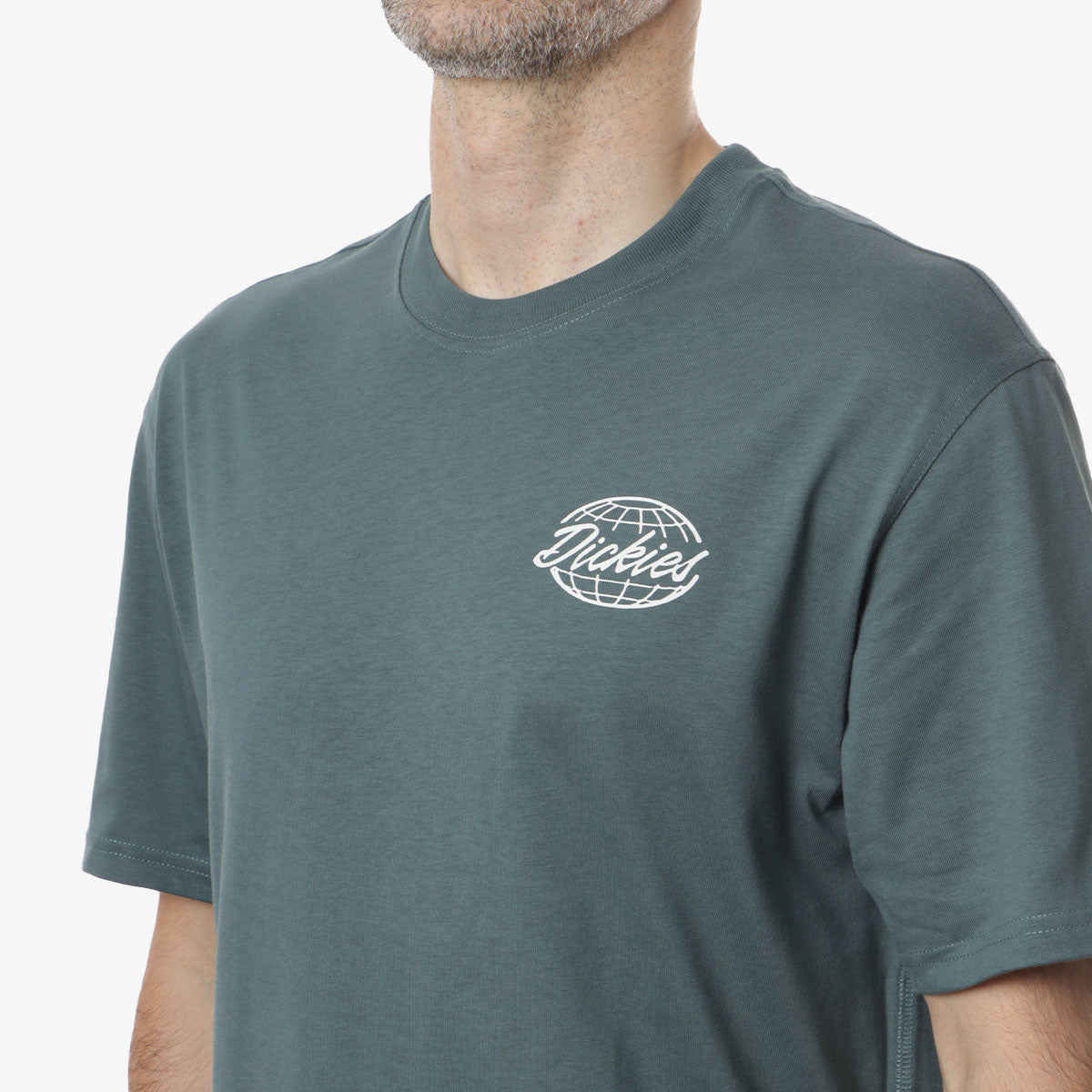 Dickies Globe T-Shirt, Lincoln Green, Detail Shot 3