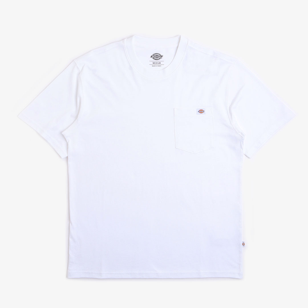 main Dickies Luray Pocket T-Shirt, White, Detail Shot 1