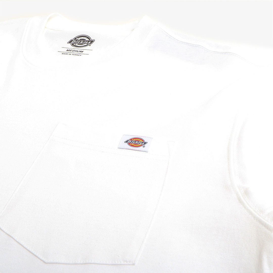 main Dickies Luray Pocket T-Shirt, White, Detail Shot 3