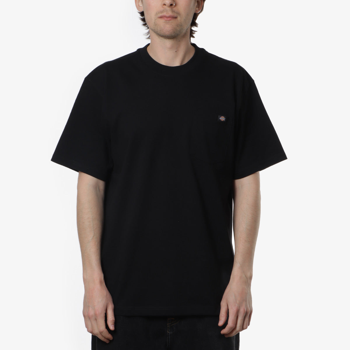 Dickies Luray Pocket T-Shirt, Black, Detail Shot 1