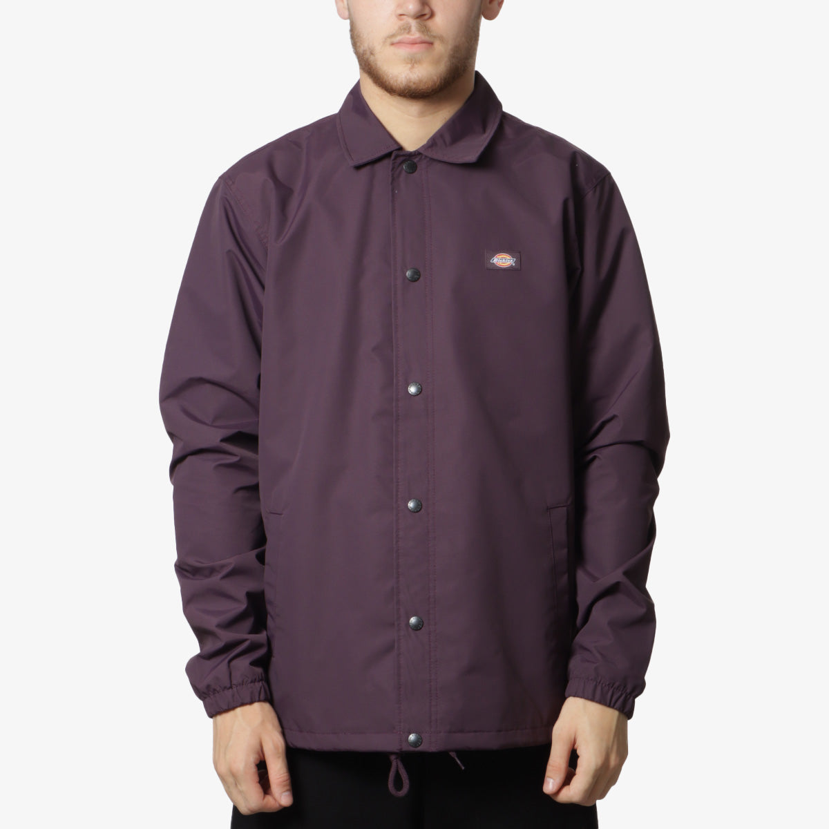 Dickies Oakport Coach Jacket, Plum Perfect, Detail Shot 1