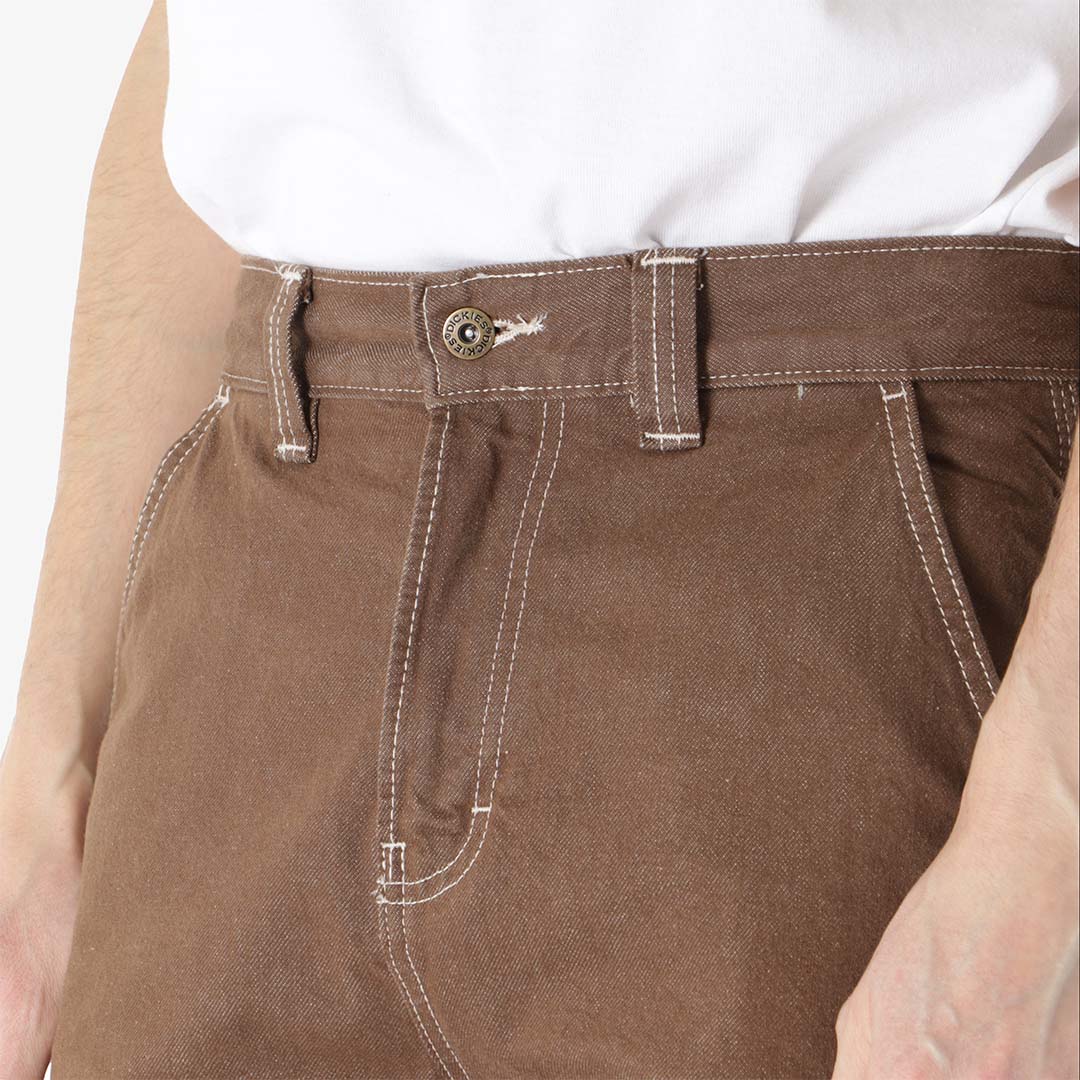 Dickies Stevensville Carpenter Trousers, Mushroom, Detail Shot 3