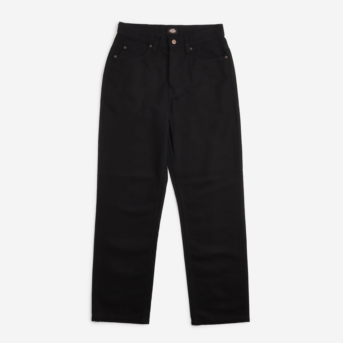 main Dickies Thomasville Denim Trousers, Rinsed Black, Detail Shot 2