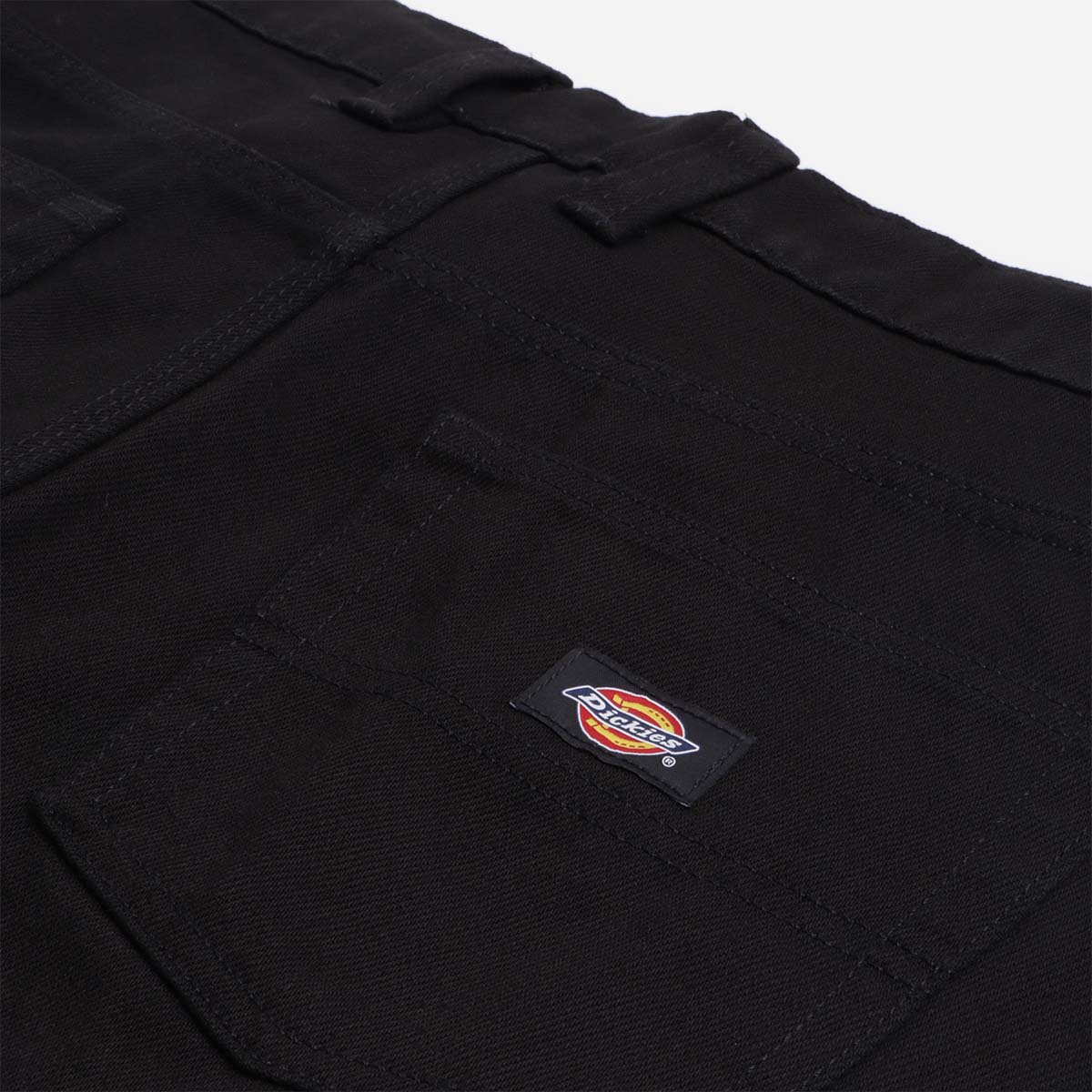 main Dickies Thomasville Denim Trousers, Rinsed Black, Detail Shot 5