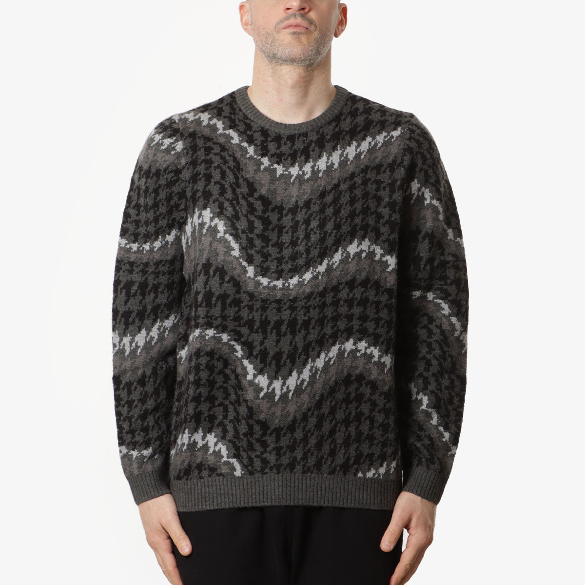 Dime Houndstooth Knit Jumper