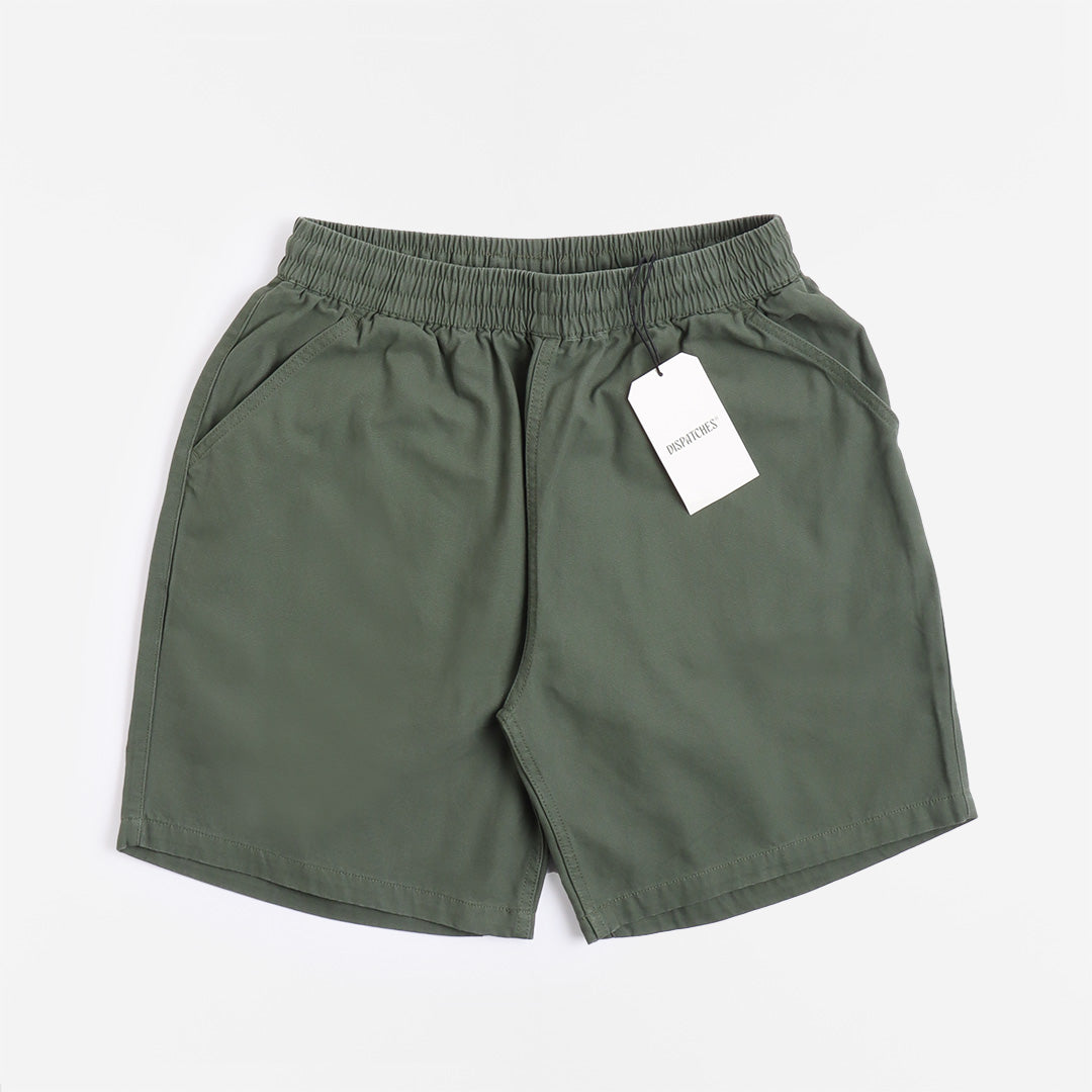 main Dispatches Depot Shorts, Dark Green, Detail Shot 1