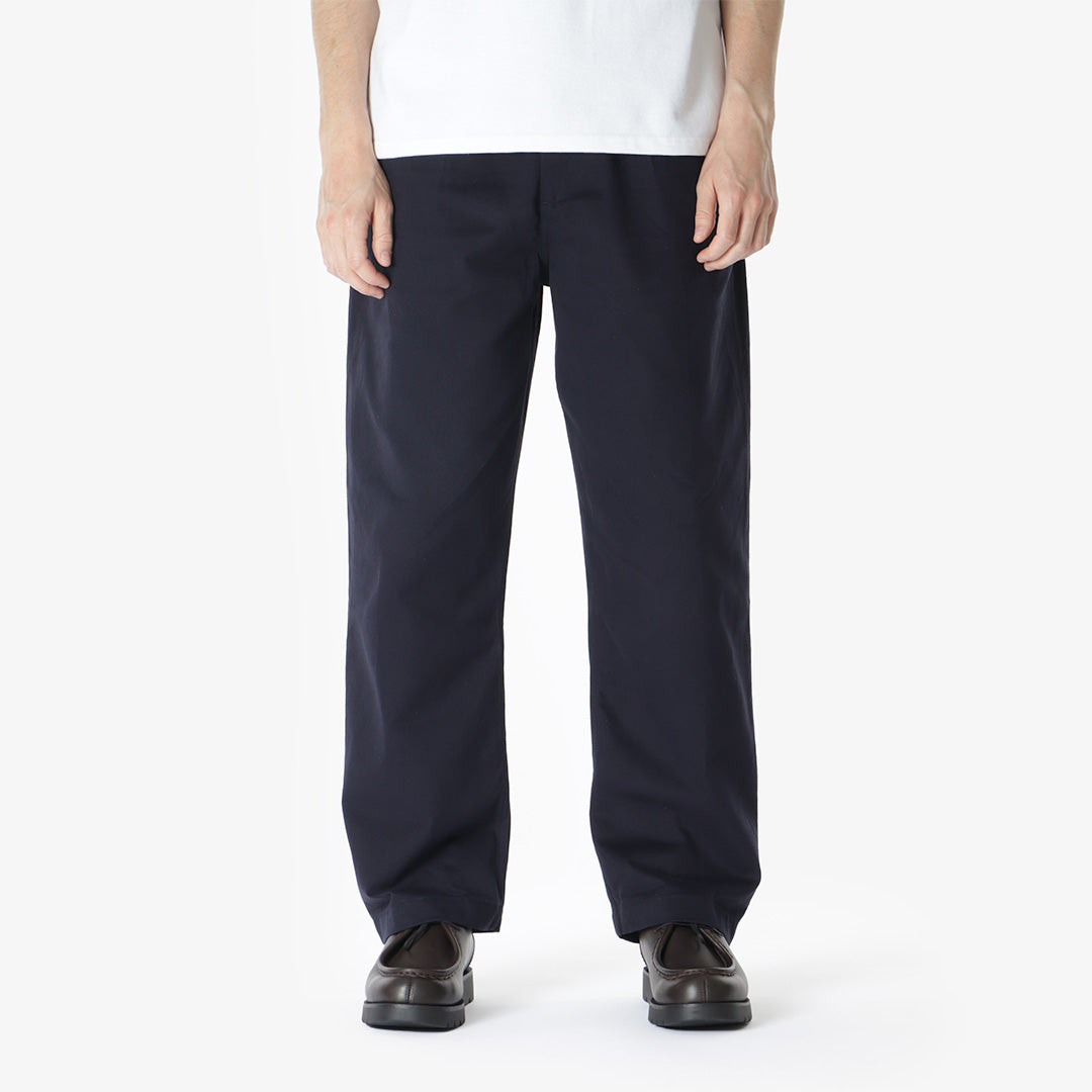 Dispatches Foreman Double Pleat Pant, Navy, Detail Shot 1