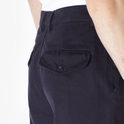 thumbnail Dispatches Foreman Double Pleat Pant, Navy, Detail Shot 4