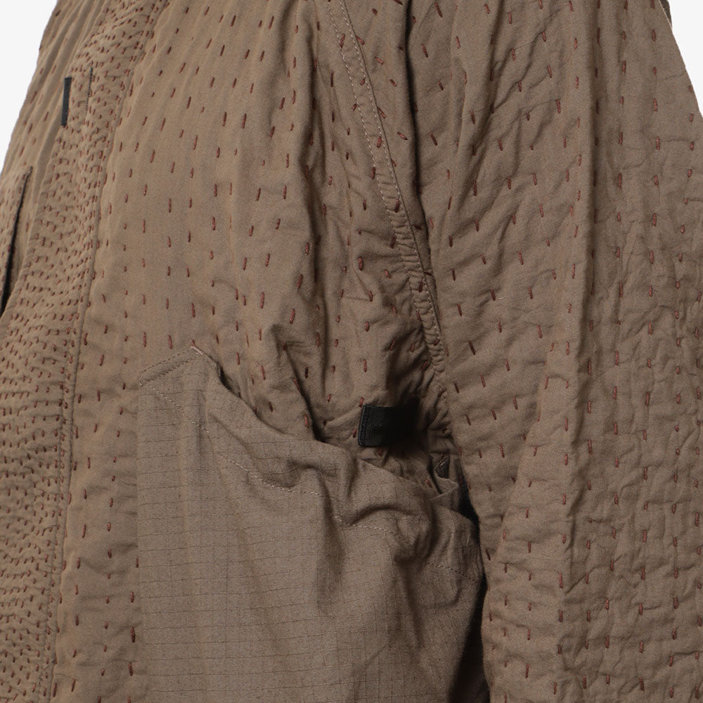 Earth\Studies Foraging Jacket, Ponderosa Kantha, Detail Shot 5